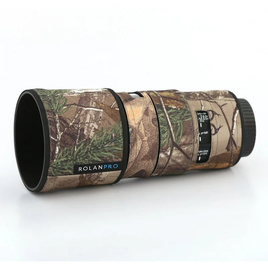 ROLANPRO Lens Cover for Canon EF 100mm f2.8L IS USM Camouflage Rain Cover Lens Sleeve Guns Case Photography Clothing