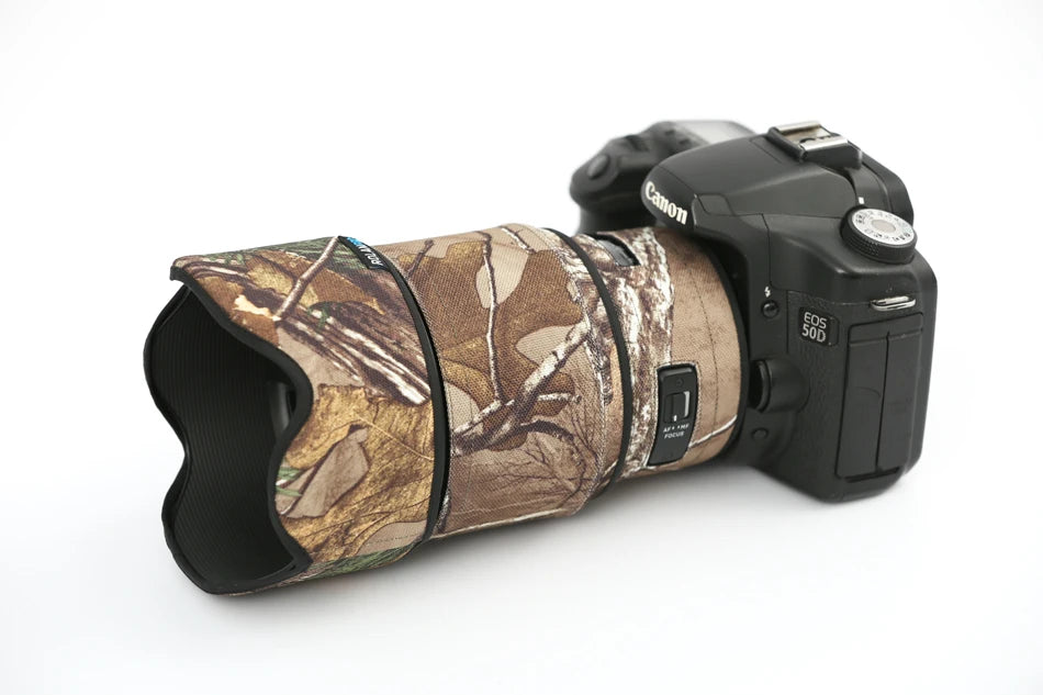 ROLANPRO Lens Coat for SIGMA 85mm F/1.4 DG ART Camouflage Rain Cover Lens Sleeve Guns Case Photography Accessories Clothing Jungle Waterproof China Mainland