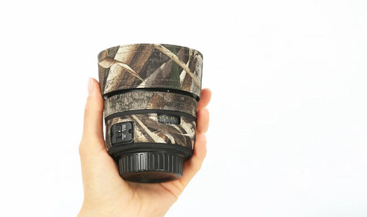 ROLANPRO Lens Coat for Nikon AF-S 50mm F/1.4 G Lens Protective Sleeve Rain Cover Guns Protection Case Clothing