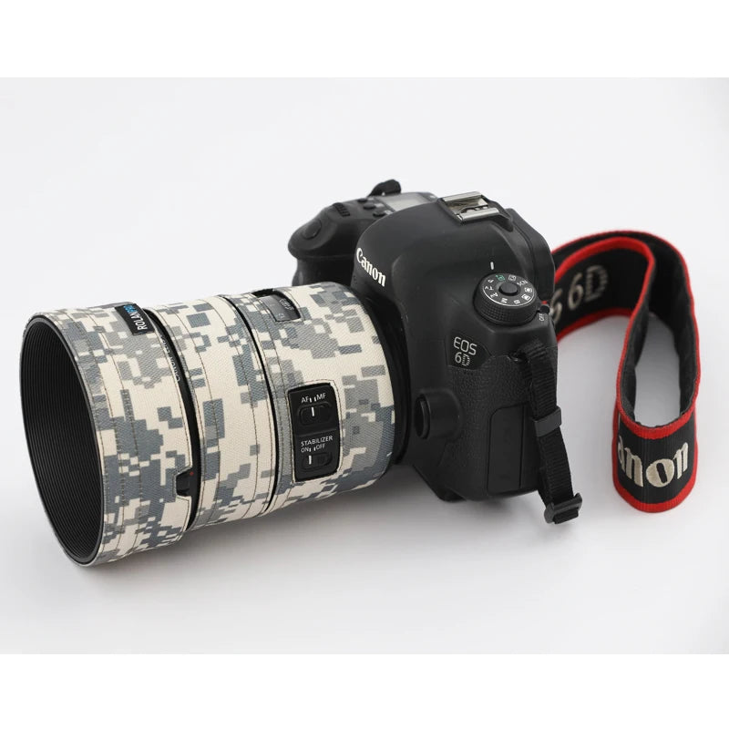 ROLANPRO Lens Coat for Canon EF 85mm F/1.4L IS USM Camouflage Rain Cover Lens Protective Sleeve Guns Case Photography Clothing UCP Camouflage China Mainland