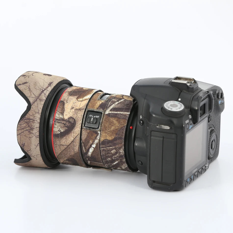 ROLANPRO Lens Camouflage Coat for Canon EF 24-70mm F/2.8L USM Rain Cover Lens Protective Sleeve for 24-70mm F/2.8L II USM for II version China Mainland