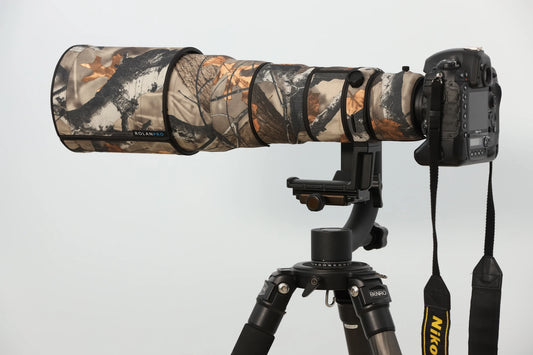 RolanPro Lens Coat for Nikon AF-S 500mm F4G ED VR (Gen I & II) – Waterproof Camo Rain Cover