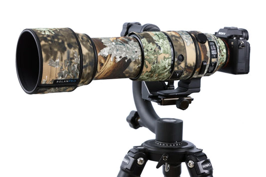 ROLANPRO Waterproof Lens Camouflage Coat for Sigma 150-600mm F/5-6.3 DG DN OS Sports with Sony E-mount Lens Protective Sleeve