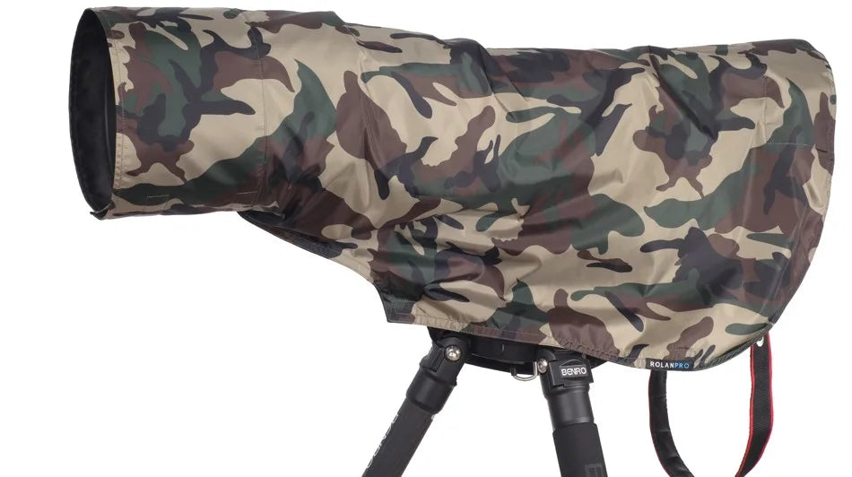 ROLANPRO S Rain Cover Raincoat for Nikon Z 180-600mm/ Z 400mm f4.5/Z 600mm f6.3/Sony 300mm f2.8/200-600mm/FUJIRON XF 150-600mm Army Green