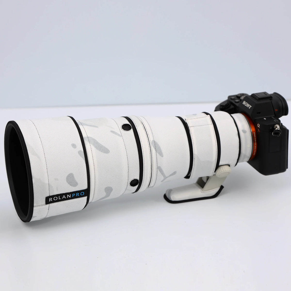 RolanPro Lens Coat for Sony FE 400mm F4.5 GM OSS – Waterproof Camo Cover