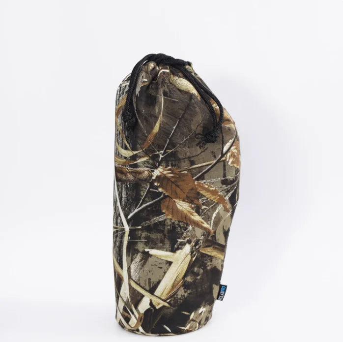 ROLANPRO Camera Lens Protection Pouch For Canon RF 200-800mm F6.3-9 IS USM Lens Storage Bag RF200-800 SLR lens Protection Bag Grass Camounflage