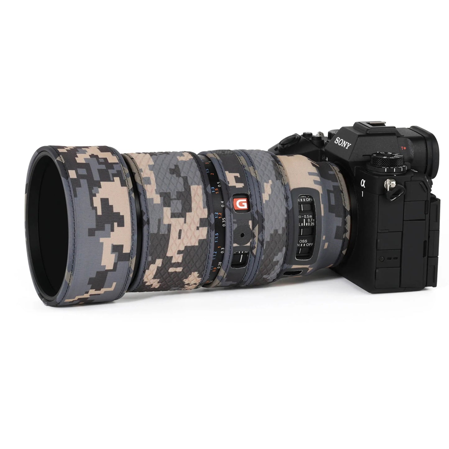 CHASING BIRDS Lens Camouflage Waterproof Coat for SONY FE 100mm F2.8 Macro GM OSS Rainproof Lens Protective Cover Version IV Digital