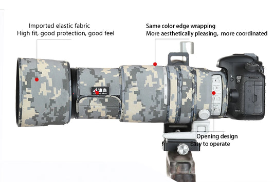 CHASING BIRDS camouflage lens coat for CANON EF 100-400mm L IS II USM waterproof and rainproof 100400 protective lens cover
