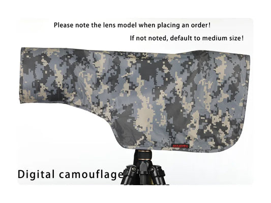 CHASING BIRDS rain coat for CANON RF 200-800 mm F6.3-9 IS USM camouflage and waterproof rain cover Sunscreen and UV protect M Digital China Mainland
