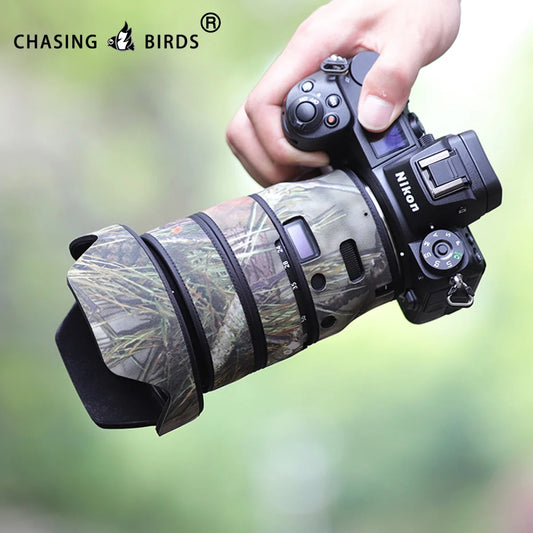 CHASING BIRDS camouflage lens coat for NIKON Z 24-70mm F2.8 S waterproof and rainproof lens protective cover nikon z 2470 f2.8