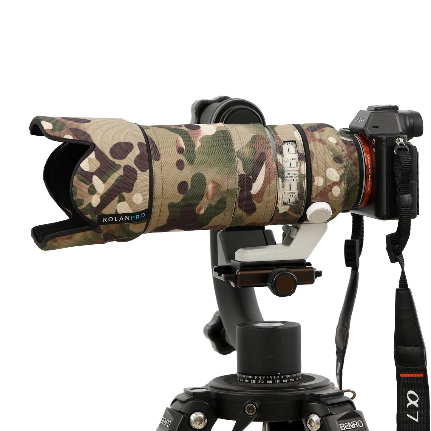 ROLANPRO Waterproof Lens Camouflage Coat for Sony FE 70-200mm f/2.8 GM OSS Lens Case Sony SEL70200 SLR Cover Sleeve Foto Bag No.4 Waterproof