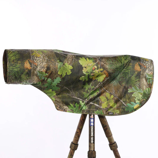 CHASING BIRDS rain coat for SIGMA 150-600 mm camouflage and waterproof rain cover Sunscreen protect size S rainproof lens cover Green leaf China Mainland