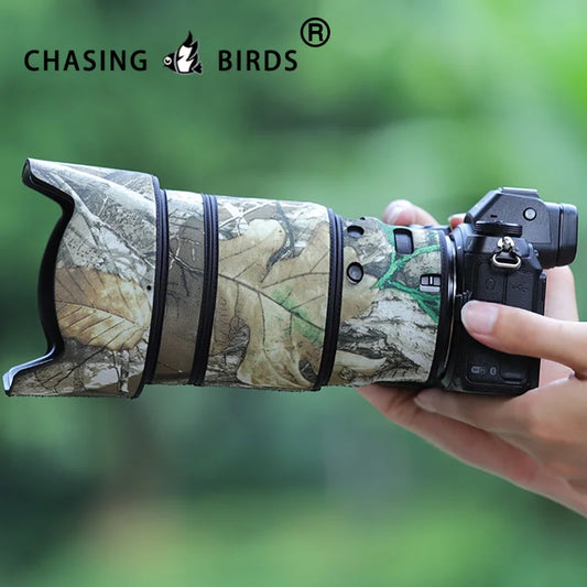 CHASING BIRDS camouflage lens coat for NIKON Z 50 mm F1.2 S waterproof and rainproof lens protective cover