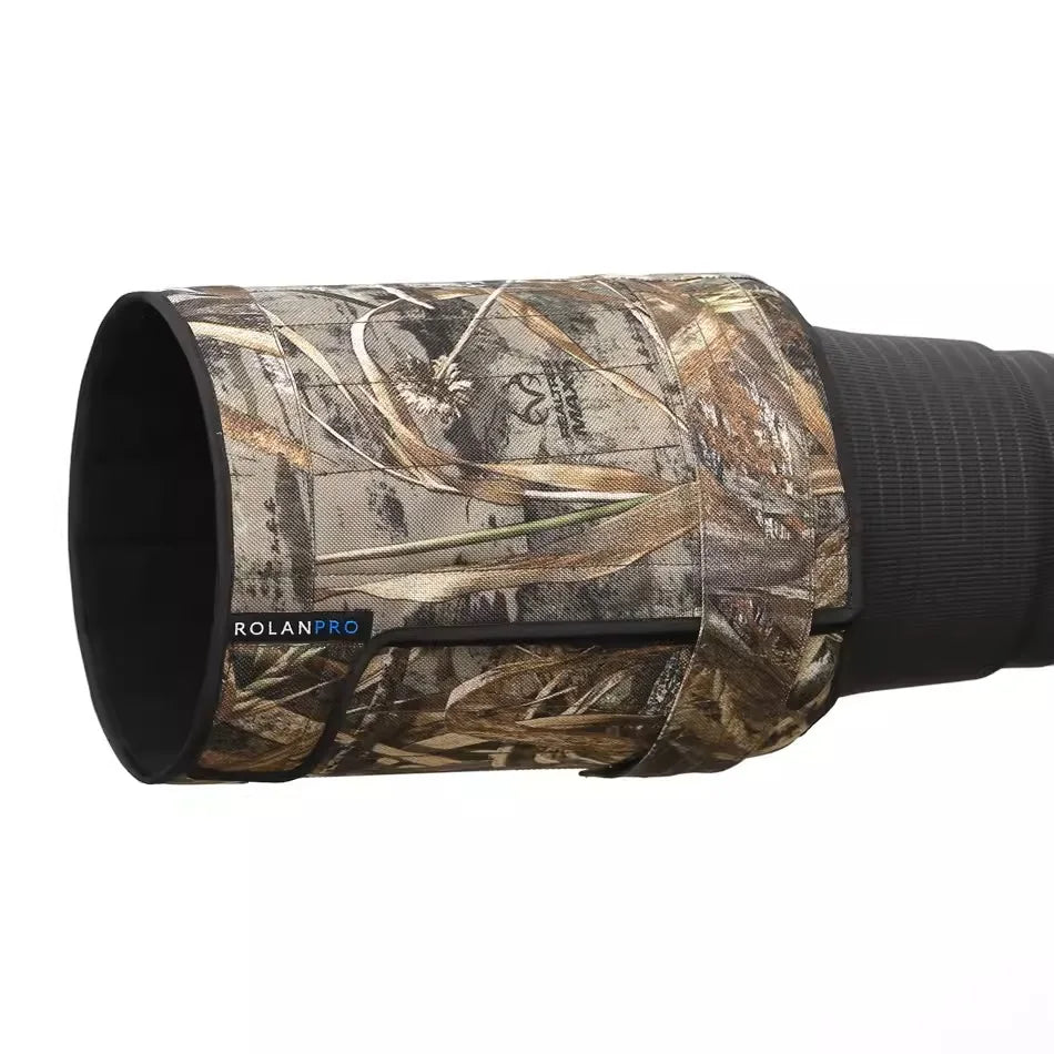 ROLANPRO Telephoto Lens Folding Hood for Canon Nikon Sigma Tamron 200mm f/2, 300mm f/2.8, 200-400mm 400mm f/2.8, 600/f4 500/f4 9 grass camouflage