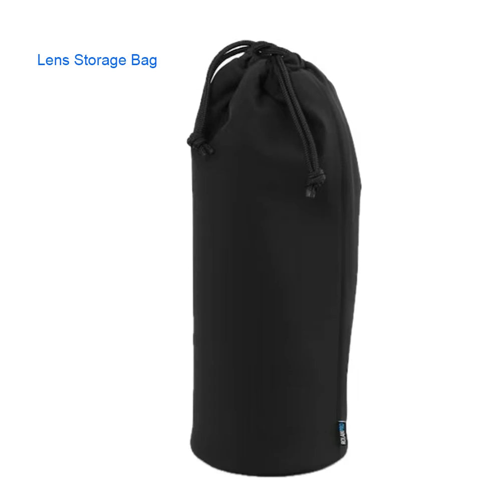 ROLANPRO Lens Hood Cap Folding Hood for Sony 400-800 mm F6.3-8 G OSS Telephoto Lens Storage Bag Drawstring Hardtop lens cover Lens Storage Bag China Mainland