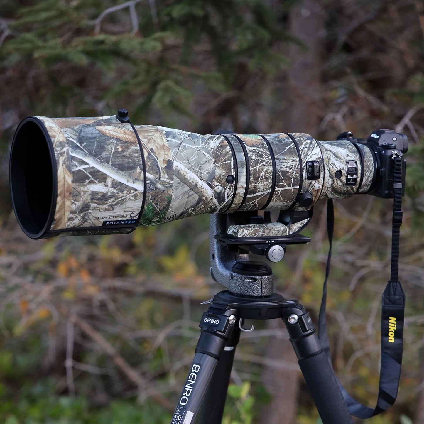 ROLANPRO Waterproof Lens Coat for Nikon Z 600mm F4 TC VR S Rain Cover Lens Protective Cover Guns Case Nikon z 600 f4 Camouflage No.27 waterproof