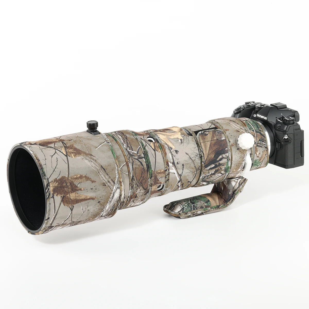 CHASING BIRDS camouflage lens coat for Olympus M.ZUIKO 150-400mm F4.5 TC 1.25X IS PRO waterproof OM system150 400 mm lens cover Withered leaf