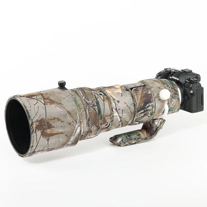 CHASING BIRDS camouflage lens coat for Olympus M.ZUIKO 150-400mm F4.5 TC 1.25X IS PRO waterproof OM system150 400 mm lens cover Withered leaf