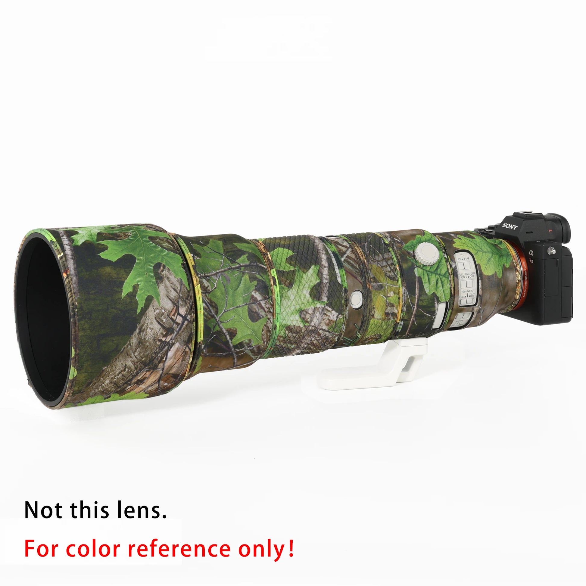 Chasing birds camouflage lens coat for CANON RF 400mm F2.8 L IS USM waterproof and rainproof lens protective cover canon rf 400 Green leaf China Mainland