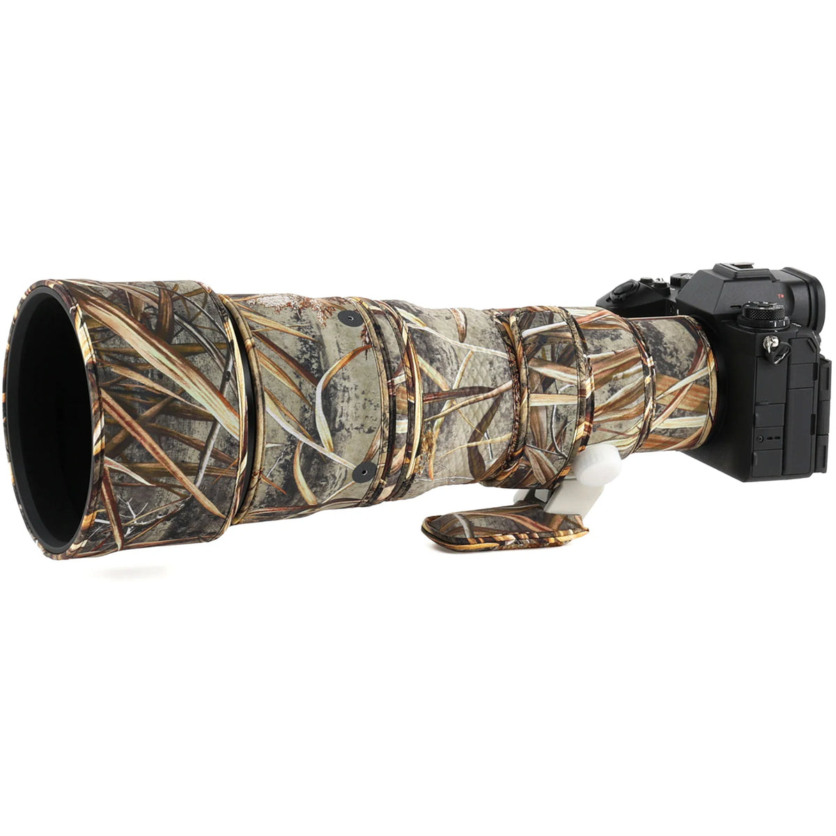 CHASING BIRDS Ver V Lens Coat for Sony FE 400mm F4.5 GM OSS – Waterproof Camo Cover