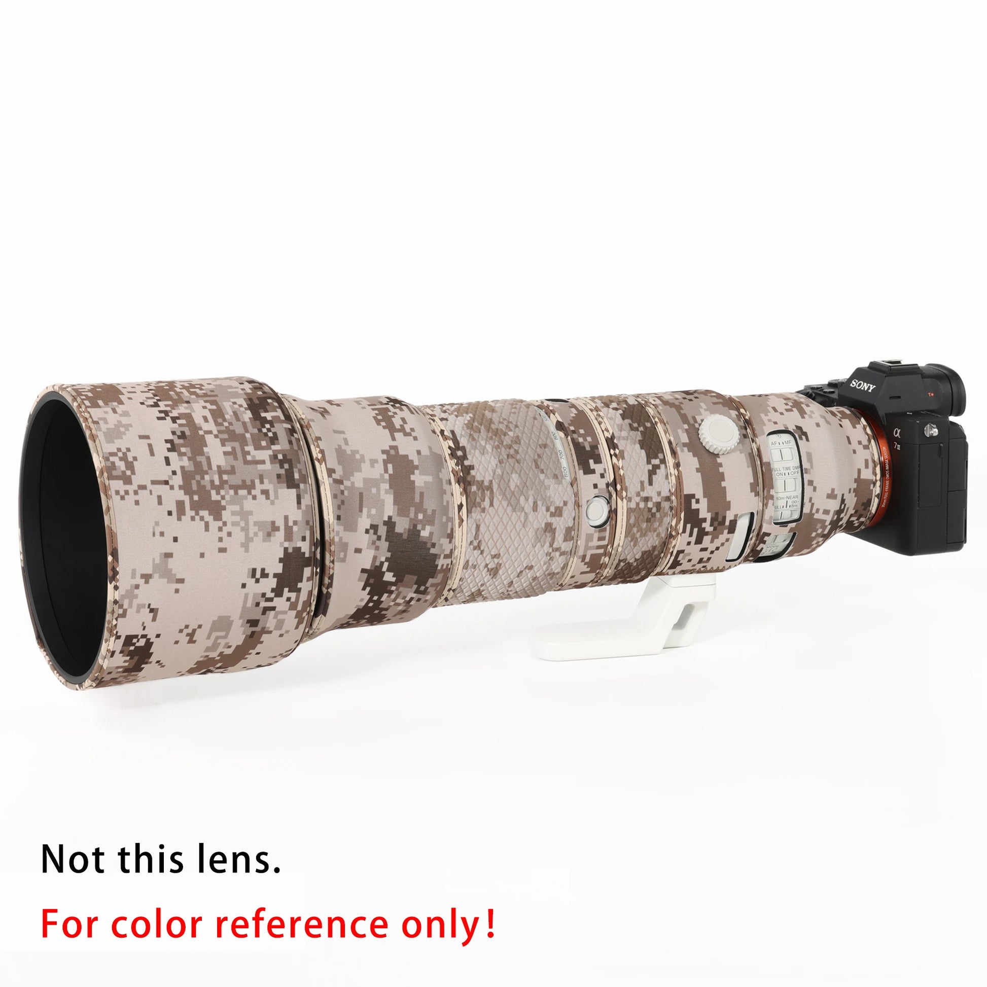 CHASING BIRDS lens camouflage coat for SONY FE 100-400mm GM waterproof and rainproof lens protective cover SEL 100400 lens cover Brown Grid China Mainland