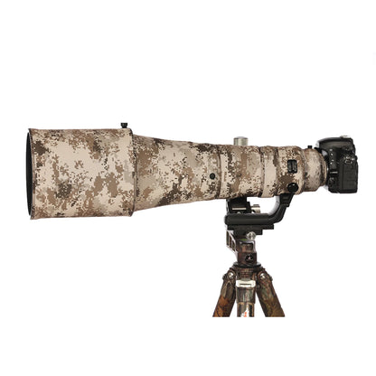 CHASING BIRDS lens Camouflage coat for NIKON AF-S 600mm F4 E waterproof and rainproof camo lens coat protective cover Version IV Brown Grid China Mainland