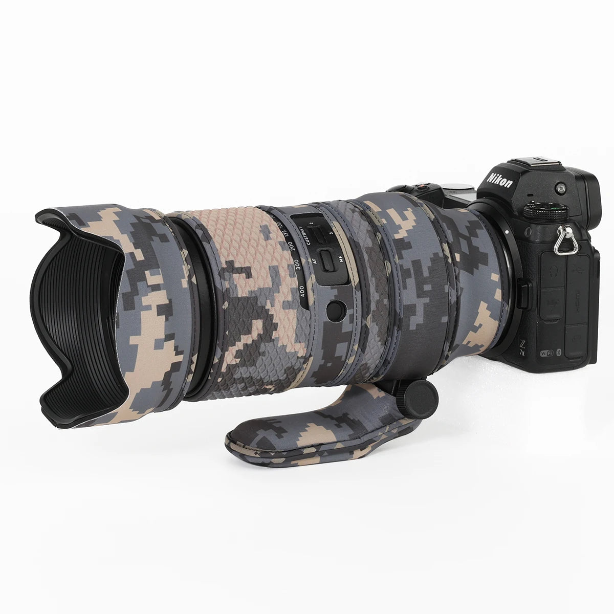 CHASING BIRDS Camouflage Waterproof Lens Coat for TAMRON 50-400mm F4.5-6.3 DI III VC VXD A067 Rainproof Lens Protective Cover