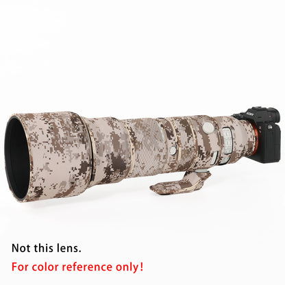 CHASING BIRDS Lens Camouflage Coat For OLYMPUS M.ZUIKO DIGITAL ED 50-200mm F2.8 IS PRO Waterproof and Rainproof Protective Cover Brown Grid