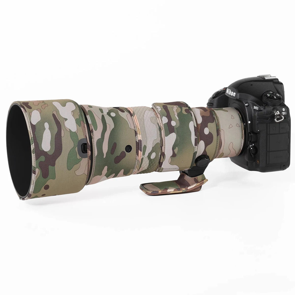 CHASING BIRDS camouflage lens coat for NIKON AF-S 500mm F5.6 E PF waterproof and rainproof 500 elastic lens protective cover Desert China Mainland