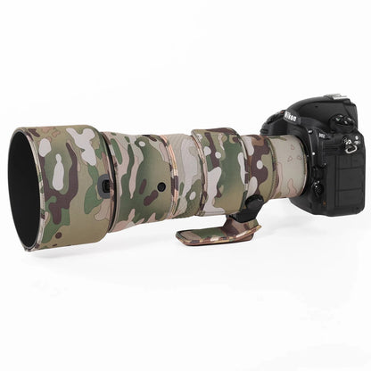 CHASING BIRDS camouflage lens coat for NIKON AF-S 500mm F5.6 E PF waterproof and rainproof 500 elastic lens protective cover Desert China Mainland