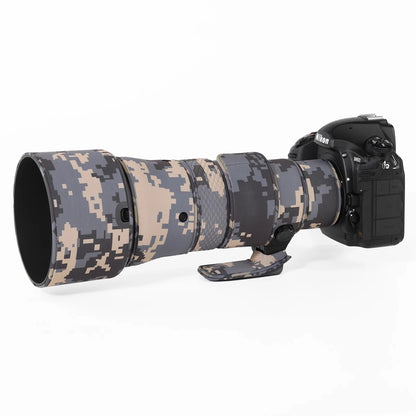 CHASING BIRDS camouflage lens coat for NIKON AF-S 500mm F5.6 E PF waterproof and rainproof 500 elastic lens protective cover Digital China Mainland
