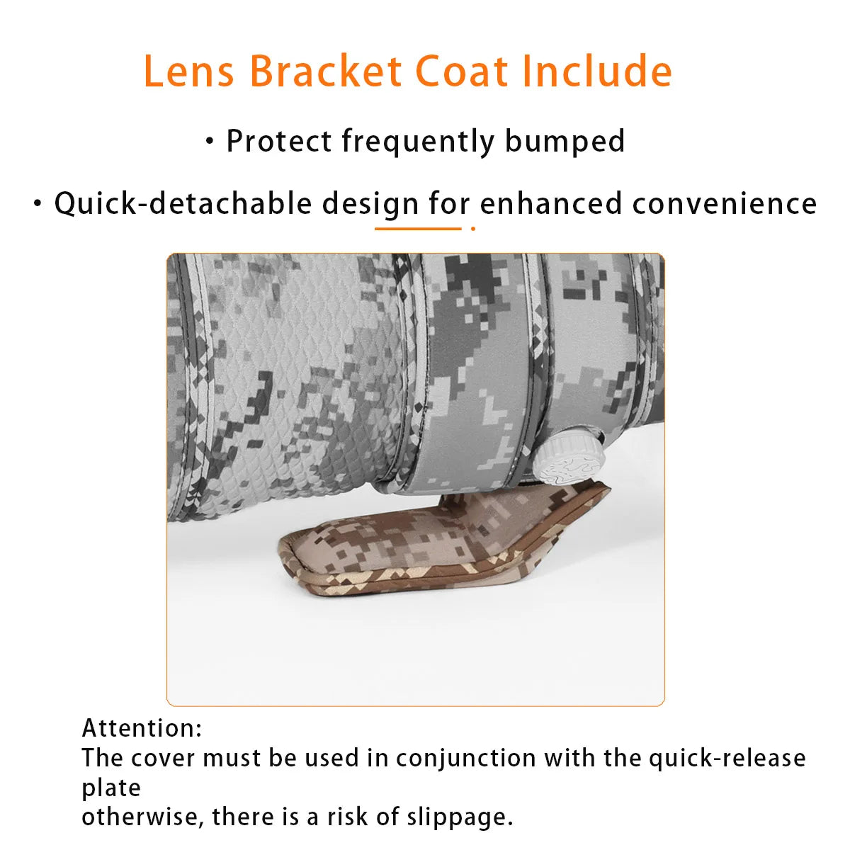 CHASING BIRDS Ver IV Lens Coat for Sony FE 100-400mm F4.5 GM OSS – Waterproof Camo Cover