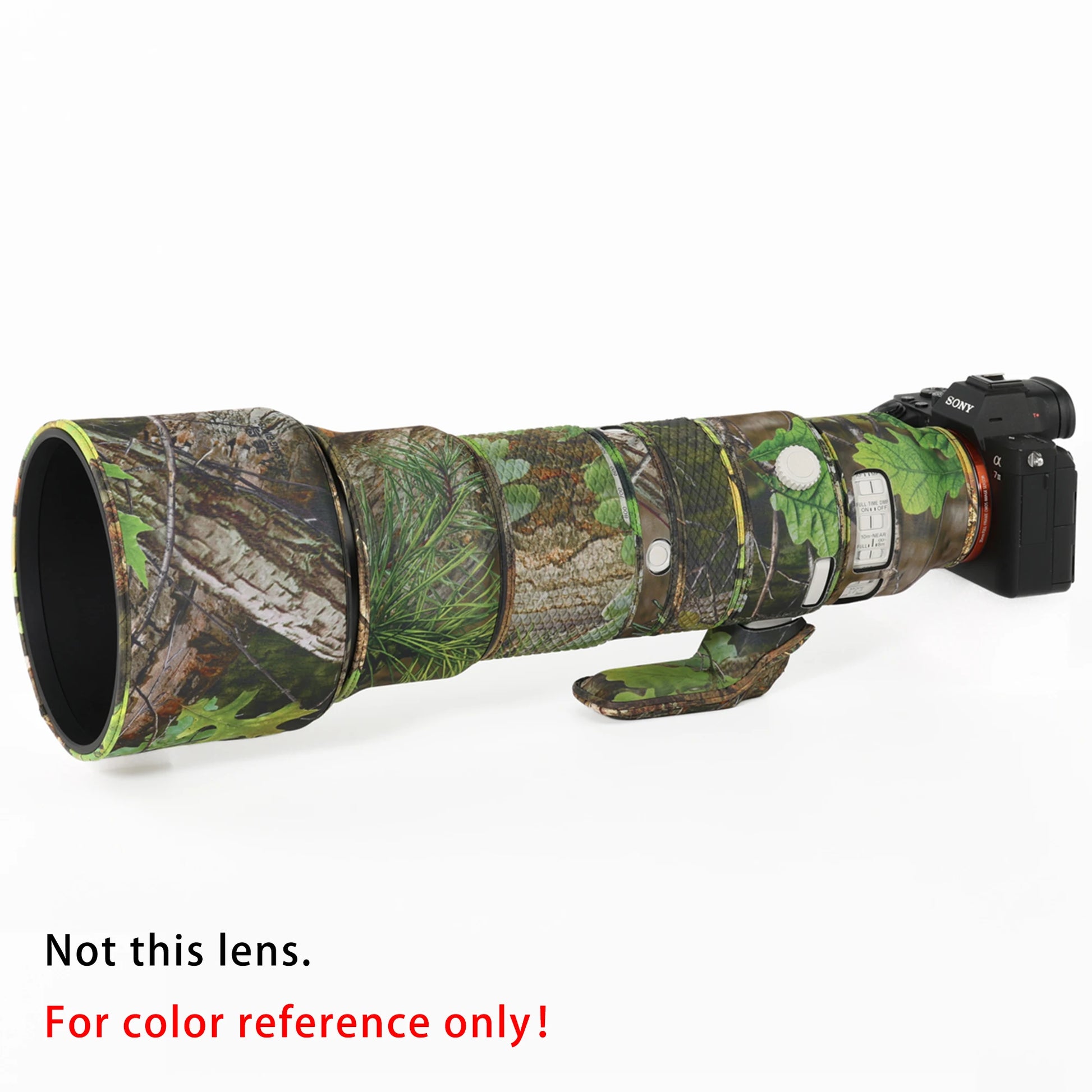 CHASING BIRDS Camouflage Lens Coat for FUJI Fujifilm GF 500 mm F5.6 R LM OIS WR elastic Waterproof and Rainproof Lens Protective Green Leaf China Mainland