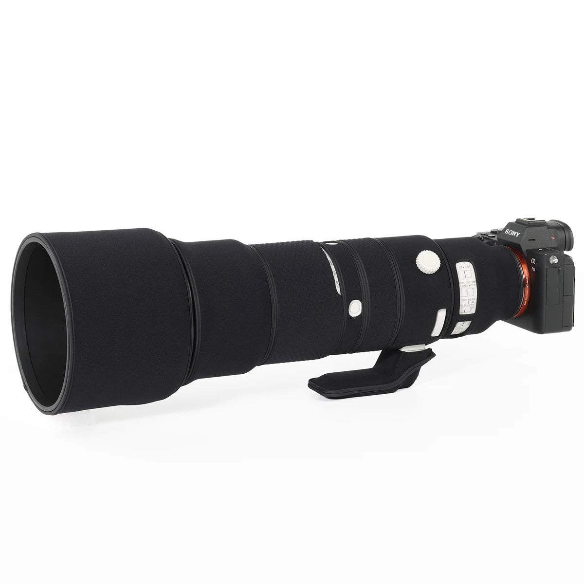 CHASING BIRDS Camouflage Waterproof Lens Coat for Sony FE 200-600mm F5.6-6.3 G OSS Rainproof Lens Protective Cover SEL 200600 Classic Black