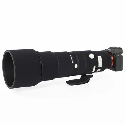 CHASING BIRDS Camouflage Waterproof Lens Coat for Sony FE 200-600mm F5.6-6.3 G OSS Rainproof Lens Protective Cover SEL 200600 Classic Black