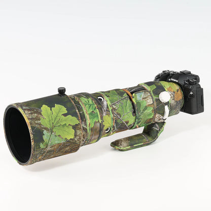CHASING BIRDS camouflage lens coat for Olympus M.ZUIKO 150-400mm F4.5 TC 1.25X IS PRO waterproof OM system150 400 mm lens cover Green leaf