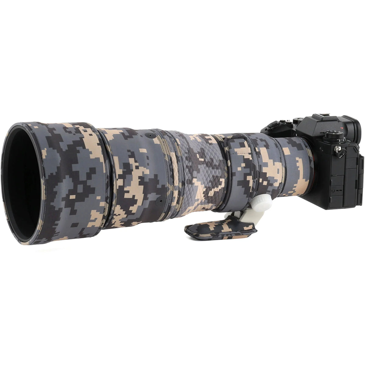 CHASING BIRDS Ver V Lens Coat for Sony FE 600mm F6.3 GM OSS – Waterproof Camo Cover
