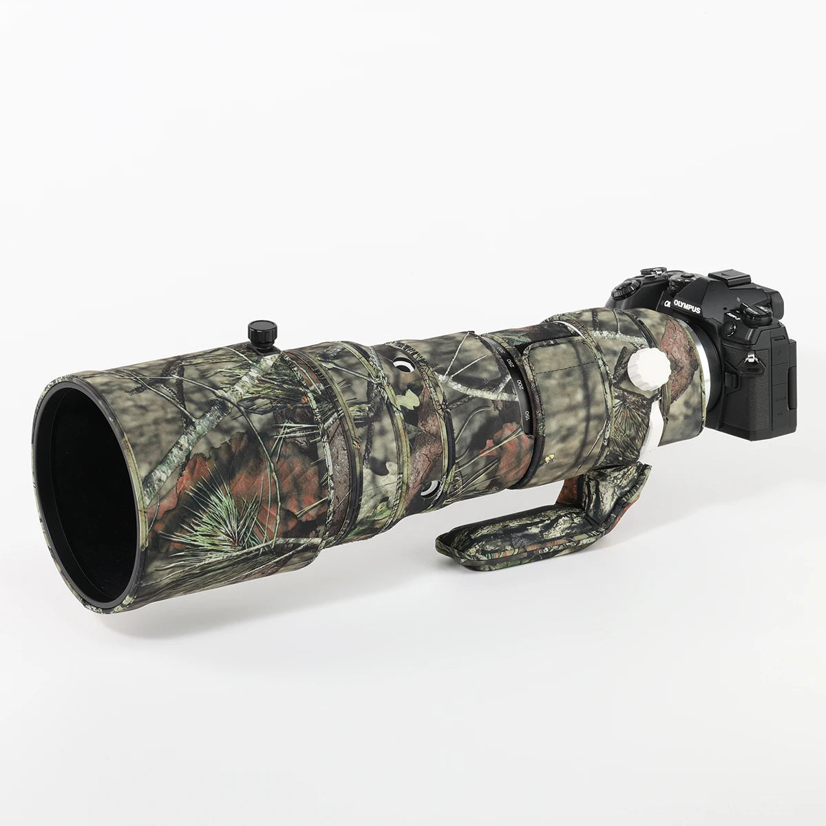 CHASING BIRDS camouflage lens coat for Olympus M.ZUIKO 150-400mm F4.5 TC 1.25X IS PRO waterproof OM system150 400 mm lens cover Pine