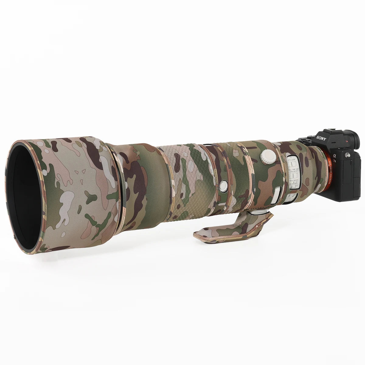 CHASING BIRDS Camouflage Waterproof Lens Coat for Sony FE 200-600mm F5.6-6.3 G OSS Rainproof Lens Protective Cover SEL 200600 Desert Camouflage