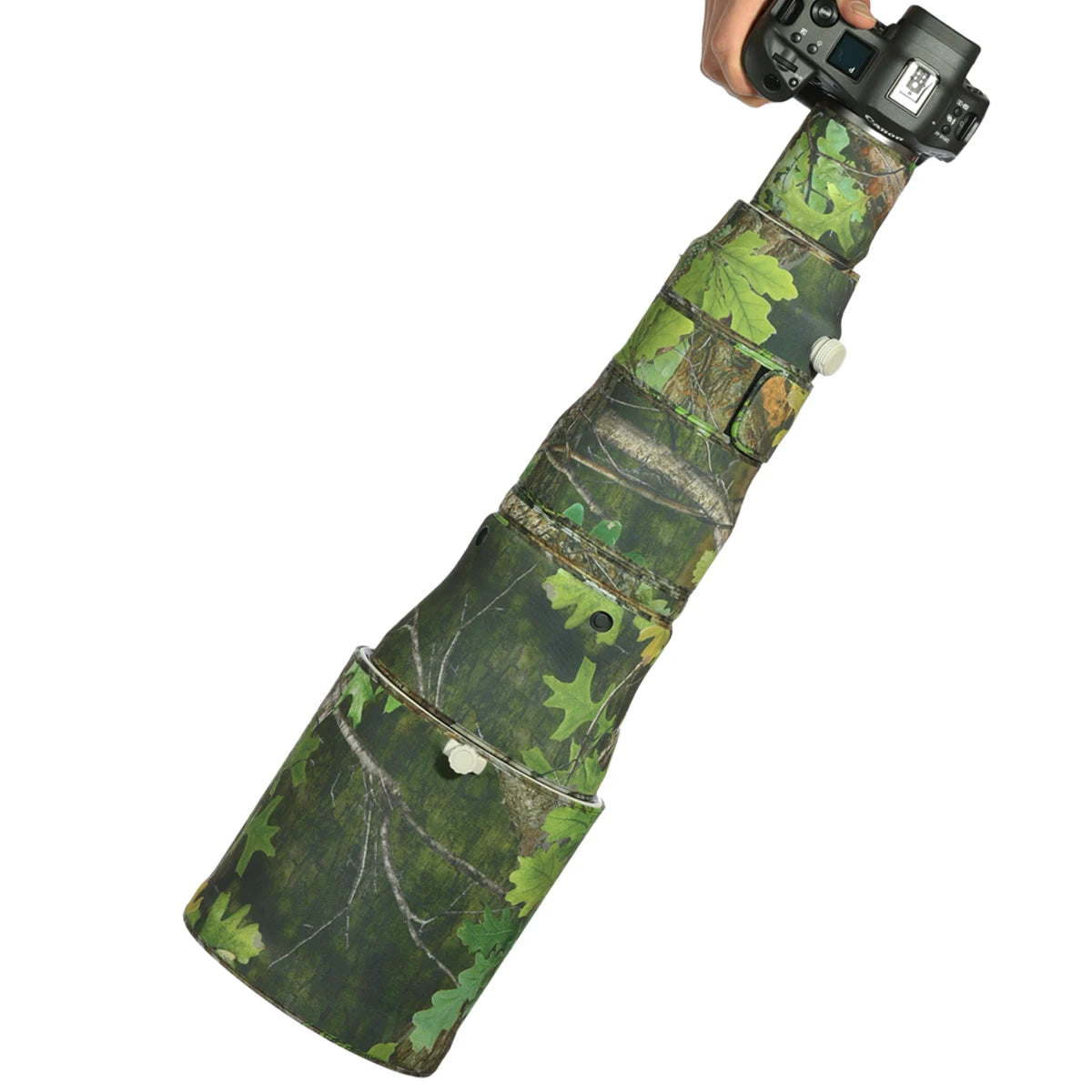 CHASING BIRDS camouflage lens coat for CANON RF 800mm F5.6 L IS USM elastic waterproof and rainproof lens protective cover Green Leaf China Mainland
