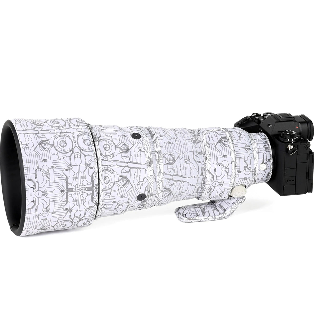 CHASING BIRDS Ver V Lens Coat for Sony FE 600mm F6.3 GM OSS – Waterproof Camo Cover