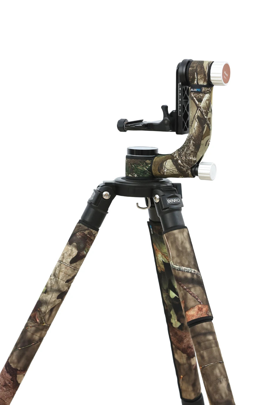 ROLANPRO Tripod Head Camouflage Sleeve/Protective Case for XILETU XGH-1 Gimbal Head Telephoto (Not Including Gimbal Head)
