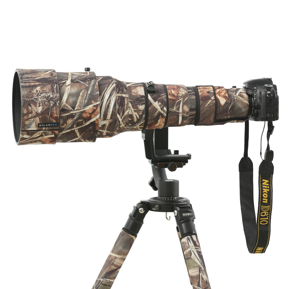 ROLANPRO Waterproof Lens Camouflage Coat for Nikon AF-S 600mm f/4G ED VR Lens Protection Sleeve Nikon 600F4G Lens Cover