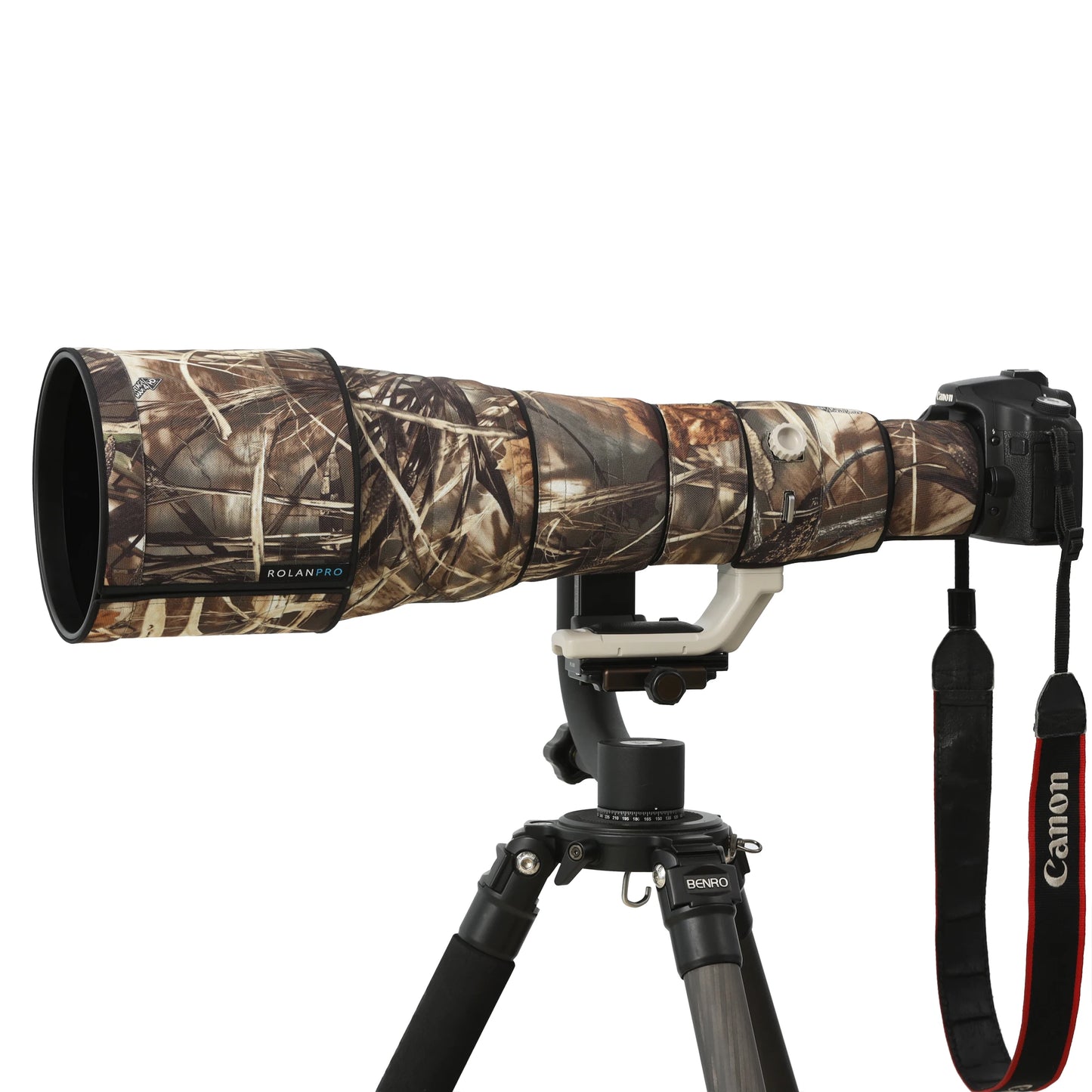 ROLANPRO Lens Camouflage Coat for Canon EF 800mm F/5.6 L IS USM Lens Protective Sleeve Guns Case Canon 800 f5.6 Coat Backpack