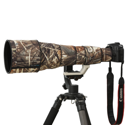 ROLANPRO Lens Camouflage Coat for Canon EF 800mm F/5.6 L IS USM Lens Protective Sleeve Guns Case Canon 800 f5.6 Coat Backpack