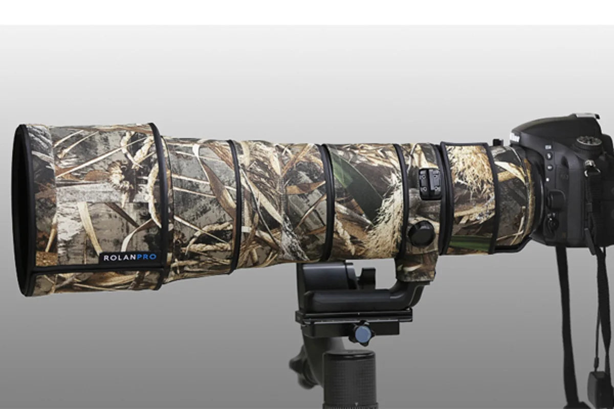 ROLANPRO Waterproof Lens Camouflage Coat for Nikon AF-S 180-400mm F/4E TC1.4 FL ED VR Lens Cover Guns Case Protective Seelve Cas