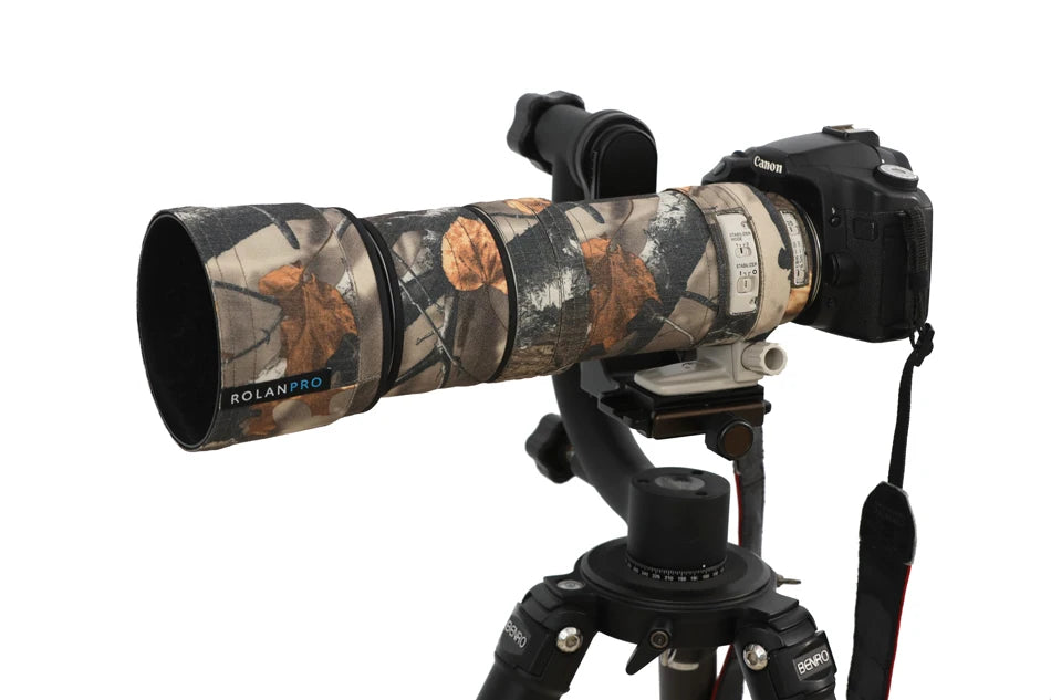 ROLANPRO Lens Camouflage Coat for Canon EF 100-400mm f4.5-5.6 L IS USM Lens Protective Sleeve canon 100400mm Cover Guns Case