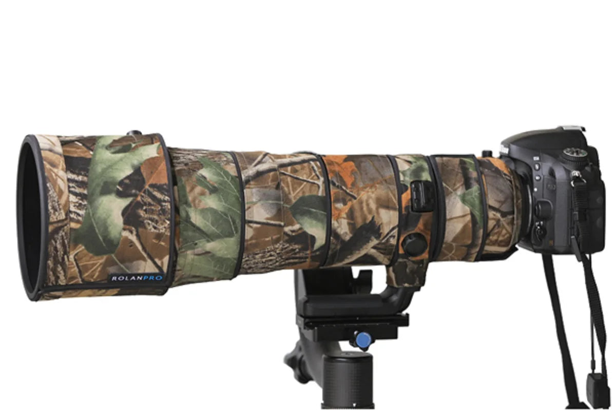 ROLANPRO Waterproof Lens Camouflage Coat for Nikon AF-S 180-400mm F/4E TC1.4 FL ED VR Lens Cover Guns Case Protective Seelve Cas