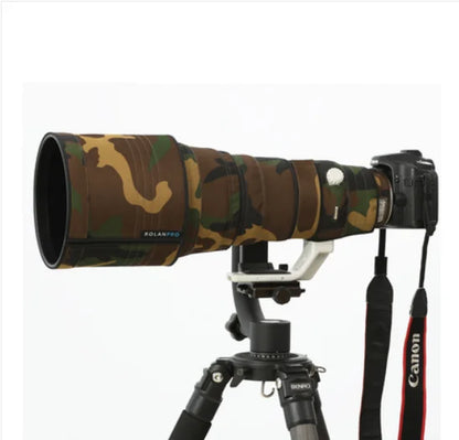 ROLANPRO Lens Camouflage Coat for Canon EF 400mm F/2.8 L IS II USM Lens Protective Sleeve Guns Case Canon 400f2.8 ii Coat No.6 Waterproof