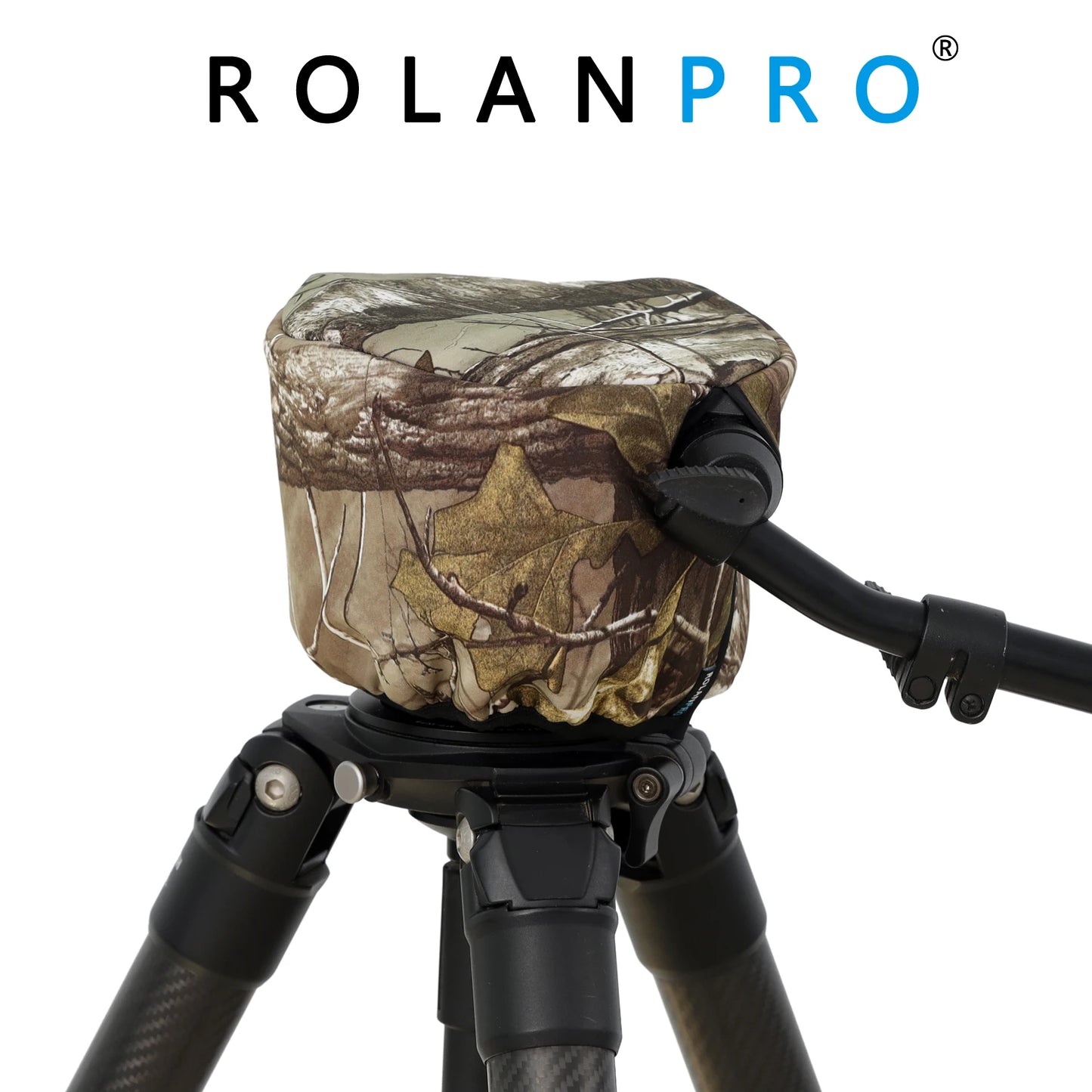 ROLANPRO Rain Cover Raincoat Camouflage Coat for Manfrotto 504HD 502HD Fluid Head Hydraulic Tripod Head China Mainland